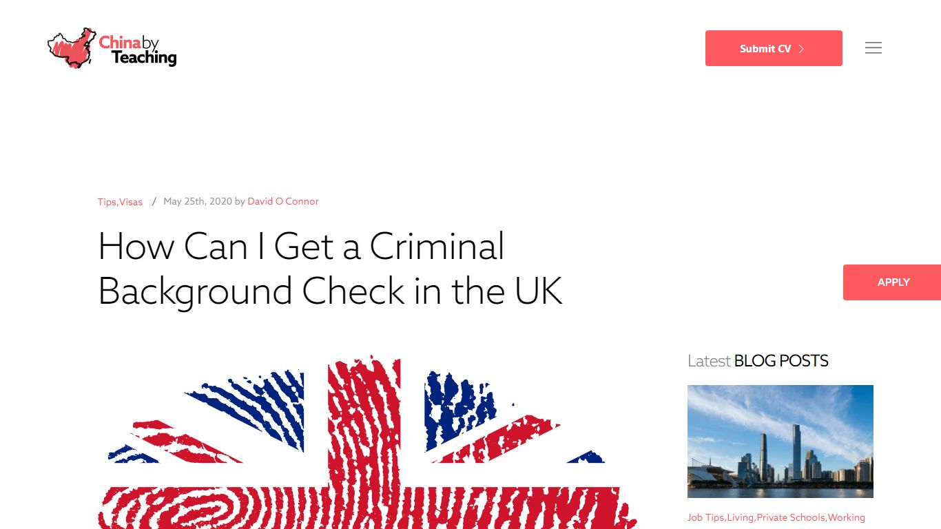 How Can I Get a Criminal Background Check in the UK - China by Teaching